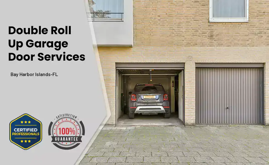 Double Roll Up Garage Doors Bay Harbor Islands-FL 