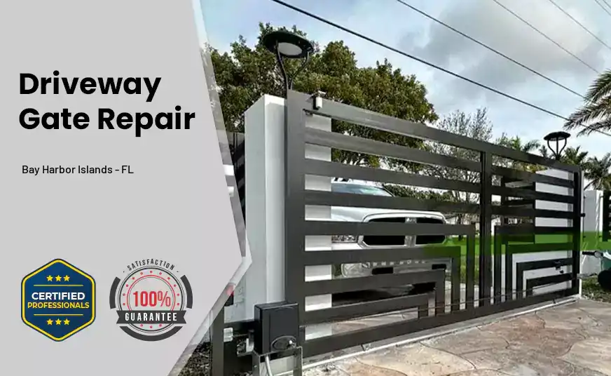 Driveway Gate Repair Bay Harbor Islands - FL 