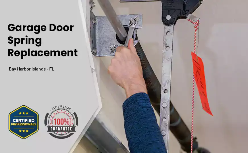 Garage Door Spring Replacement Bay Harbor Islands - FL 