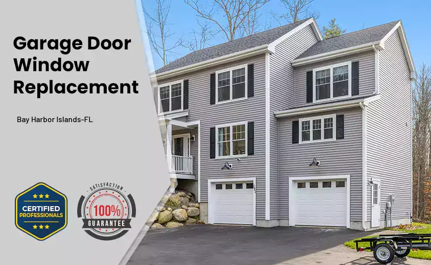 Garage Door Window Replacement Bay Harbor Islands-FL 