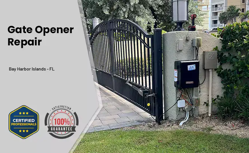 Gate Opener Repair Bay Harbor Islands - FL 