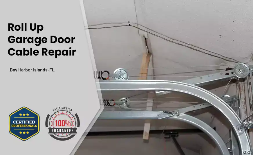 Roll Up Garage Door Cable Repair Bay Harbor Islands-FL 