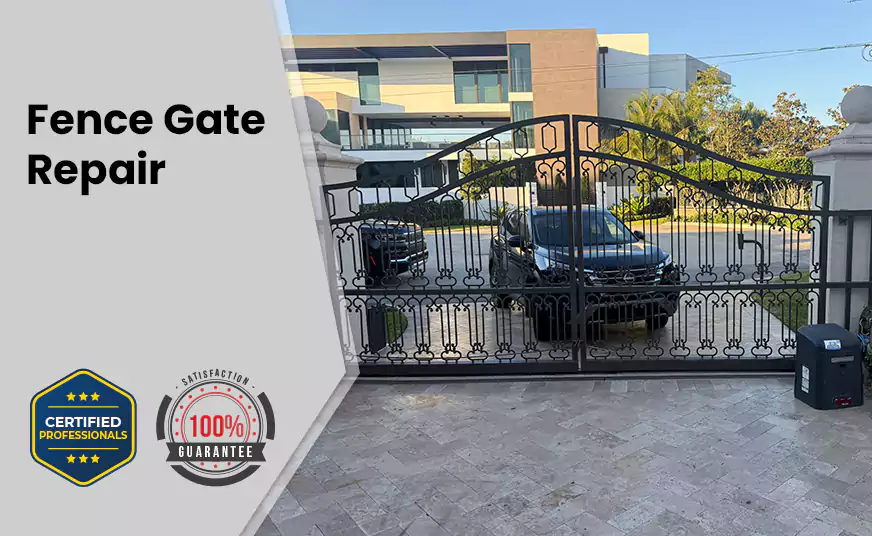 Fence Gate Repair in Bay Harbor Islands, FL